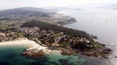 La l�nea de protecci�n de Costas seguir� a cien metros en Festi�anzo, en Sanxenxo