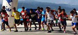 Los escolares salieron en grupos en funci�n de la edad, puesto que el recorrido en Balar�s tambi�n estaba adaptado a cada edad. 