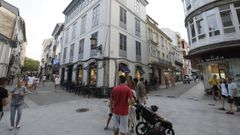 Ambiente el pasado verano en la zona de las Cuatro Calles