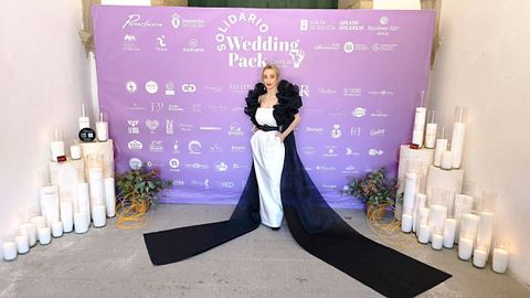 Luz L�pez participa asiduamente en eventos solidarios (en la imagen, el �ltimo Wedding Pack solidario que se celebr� en Pontedeume)