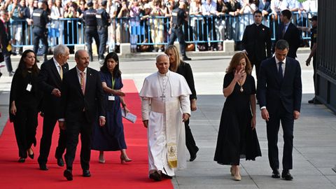 El tercer día de la visita del papa a España, en imágenes