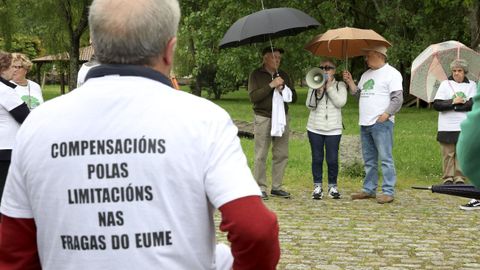 Una de las protestas realizadas en Cabanas por parte de los propietarios