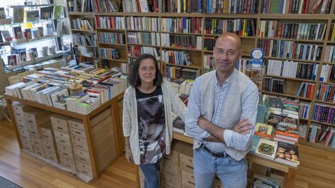 Mar�a y Pablo Couceiro, de la librer�a Couceiro.