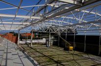 El gimnasio y las salas polivalentes se construir�n al lado del futuro pabell�n de deportes. 