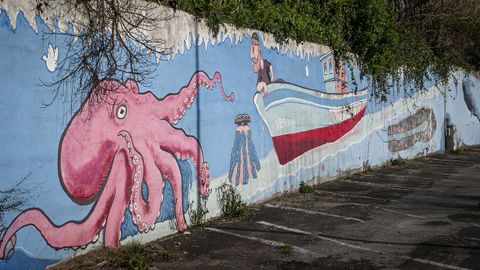 Mural en Rianxo