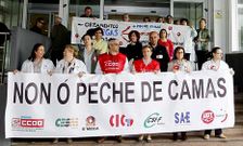 Los representantes laborales critican el bloqueo de todo el �mbito quir�rgico de Conxo.