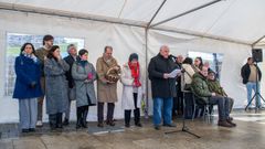 Acto en recuerdo de v�ctimas de los nazis en Outeiro de Rei