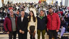 De izquierda a derecha: Jos Couso, Isaac Pelayo, Marta Blanco, Manuel Prez y Aitor Couso.