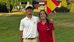 Jorge de la Riva y Luc�a Ulloa, ganadores del torneo individual