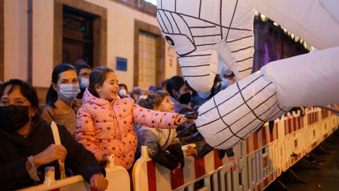 Los nios ourensanos lo pasaron en grande con la animacin de la cabalgata.