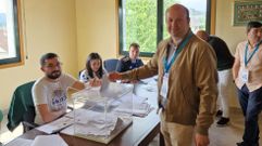 El candidato nacionalista de Caldas, Manuel Fari�a, el pasado 28M
