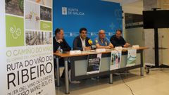 Imagen durante la presentaci�n de la ruta do vi�o