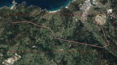 Espacio por el que est� previsto el paso del tendido el�ctrico en el municipio de Arteixo