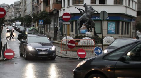 La Principal de subida, cambio principal del tr�fico