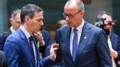 Pedro S�nchez con Merz