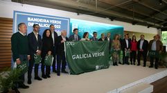 La conselleira de Medio Ambiente presidi� este viernes en Sober el acto de entrega de las seis nuevas banderas