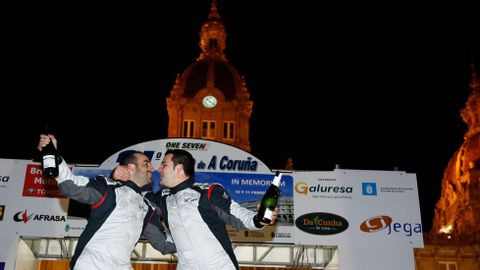 Iv�n Ares, en el podio