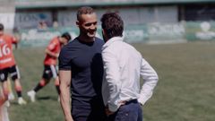 Juanfran en un partido reciente en Espi�edo