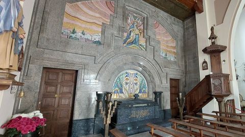 La tumba, de estilo Art Dec&oacute;, donde est&aacute;n depositados los restos de Ram&oacute;n Gonz&aacute;lez y su esposa Corona