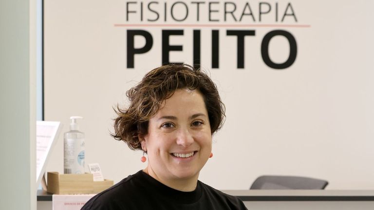 A fisioterapeuta Aida Otero Pejito