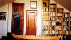 <span lang= gl >A derradeira entrevista a Carlos Casares, en imaxes</span>