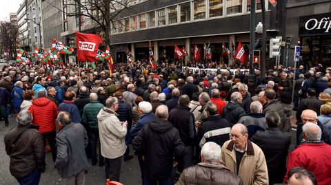 Manifestaci�n en Bilbao.