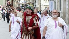 Alfonso Orol lleva m�s de una d�cada representando en el Arde Lucys la figura de C�sar Augusto 