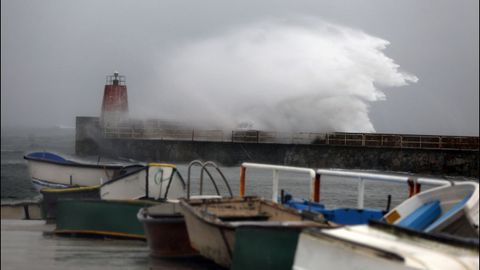 Temporal en Corrubedo