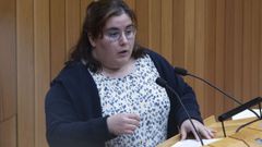 Iria Carreira, diputada del BNG del �rea de sanidad
