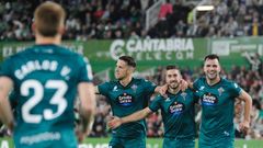 Celebraci�n del Racing en El Sardinero.