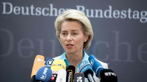 Ursula von der Leyen, ministra de Defensa de Alemania