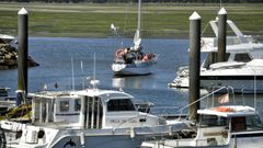 Vista del puerto deportivo de Ortigueira