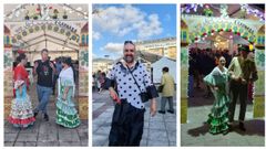 Asistentes a la Feria de Abril de A G�ndara, en Nar�n