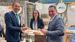 Alfonso Villares, Luc�a Olveira e Isaac Gaci�o