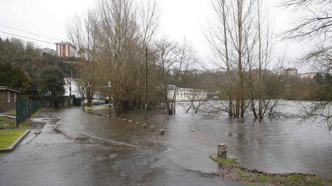 Desbordamiento del r�o Mi�o en Lugo