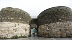 La Porta Mi�� es una de las originales de la Muralla de Lugo