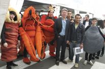 Los pinchos triunfaron en la carpa Coci�amar. 