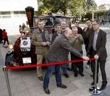 El presidente de Axober y el alcalde �inauguraron� la ruta.