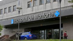 Exterior del hospital comarcal, donde se dio de alta a uno de los dos pacientes con coronavirus