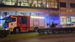 El fuego se origin en el garaje de la residencia