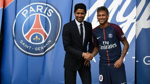 Presentaci�n de Neymar con el PSG