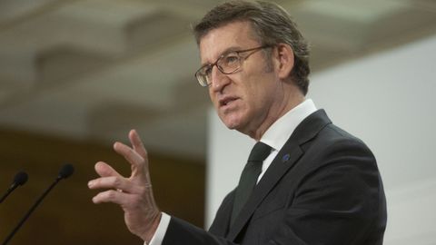 Feijoo, tras el Consello de la Xunta