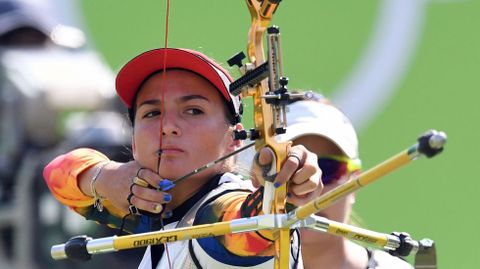 La arquera colombiana Carolina Aguirre.