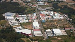 Vista a�rea del pol�gono de Esp�ritu Santo en Cambre