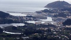 Vista de la r�a de Viveiro