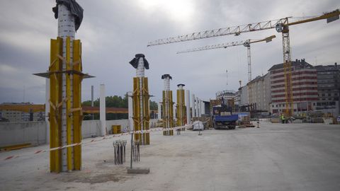 Obras en la Intermodal de Lugo