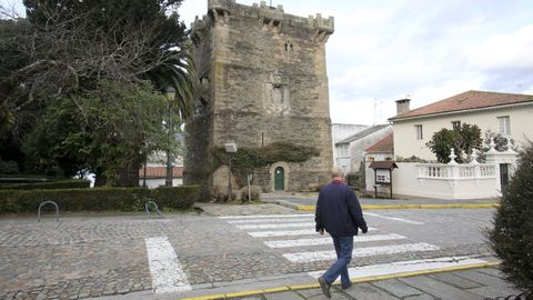 El Torren dos Andrade es uno de los puntos donde se puede acceder a la aplicacin de realidad aumentada que recrea el Pontedeume medieval