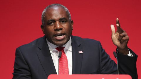 El ministro de Justicia  britnico, David Lammy