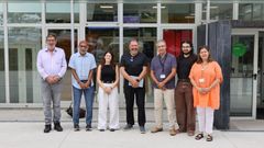 Investigadores y miembros del CITIC en compa��a del investigador del MIT Emery Brown