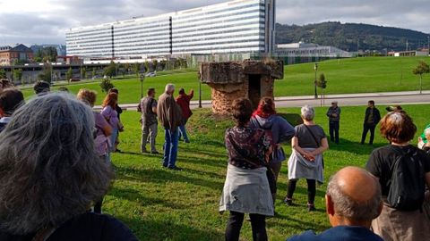 Nido de ametralladora construido durante la contienda espa�ola en lo que ahora son las�inmediaciones del HUCA